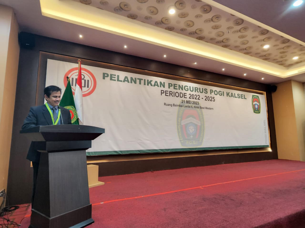 Pelantikan POGI Cabang Kalimantan Selatan Periode 2022 -2025